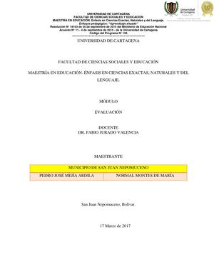 Reseña Sobre La Evaluación Educativa