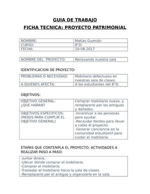 FICHA TECNICA