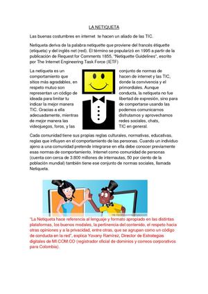 La Netiqueta