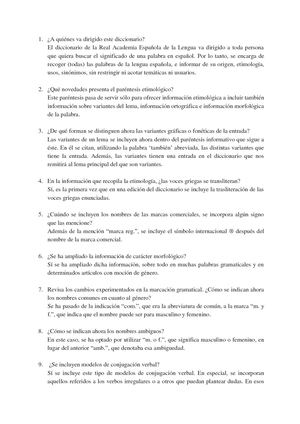 El Diccionario De La Real Academia Española De La Lengua Francisco Javier Cervigon Ruckauer