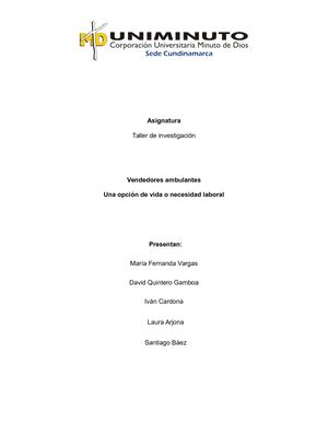 Vendedores Ambulantes