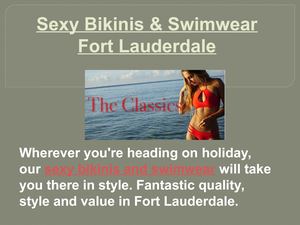 Sexy Bikinis & Swimwear Fort Lauderdale
