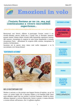 EMOZIONI IN VOLO Ottobre 2017