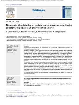 Kinesiotaping Na Sialorrea