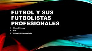 Futbol Y Sus Futbolistas Profesionales