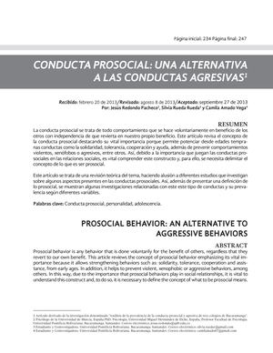 Conducta Prosocial