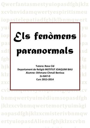 Els fenòmens paranormals