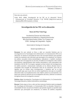 Texto Investigacion Tic
