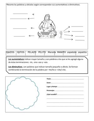 Act Aumentativos Y Diminutivos