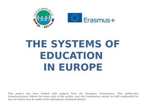 Educational System In Europe