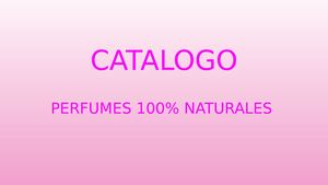 Catalogo de perfumes