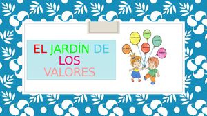 Revista PPA El Jardín De Los Valores,