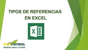 Tipos De Referencias En Excel