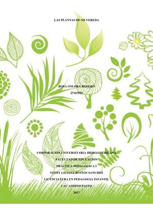 LAS PLANTAS DE MI VEREDA