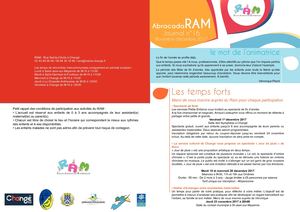 JOURNAL DU RAM N°16 - NOVEMBRE DECEMBRE 2017