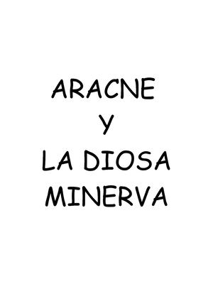 Aracne Y La Diosa Minerva