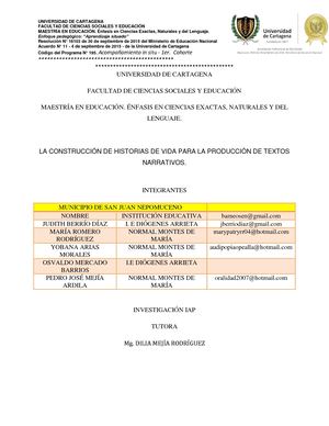 Sistematización De La Experiencia Investigativa Iap