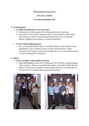 2016 Faaliyuet Raporu