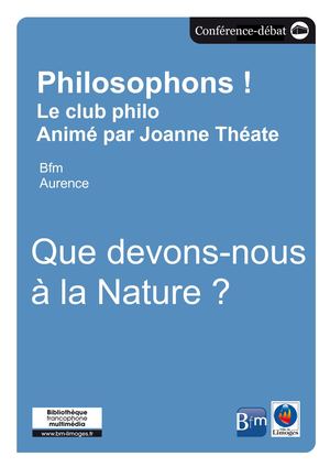Que devons-nous à la Nature ?