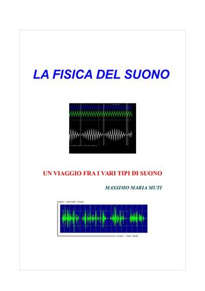 La Fisica Del Suono