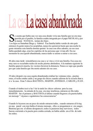 La Casa Abandonada