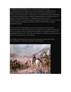 Batalla De Chacabuco