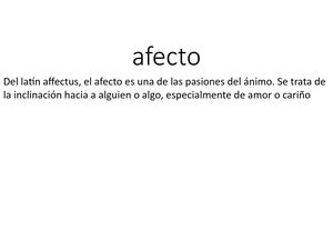 Afecto