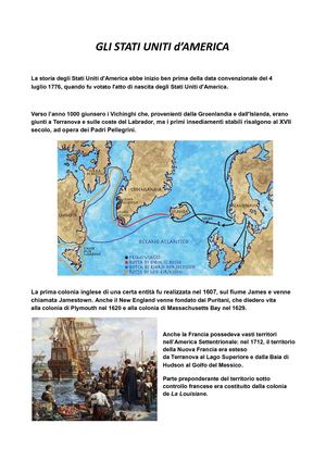 UNA BREVE STORIA DEGLI U.S.A.