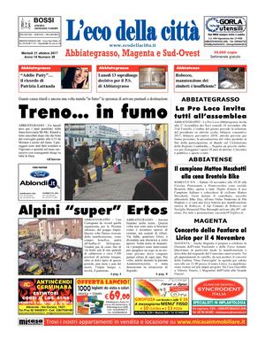 L'eco della città del 31 ottobre 2017