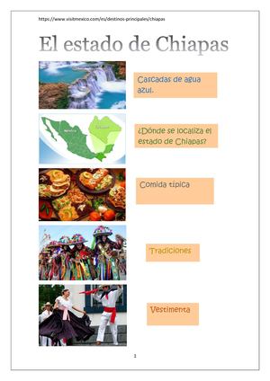 El Estado De Chiapas