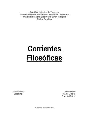 Trabajo 2 Corrientes Filosóficas (1)