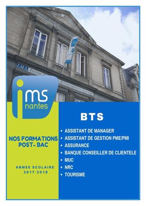 Catalogue des Formations IMS 2017