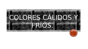 Colores Cálidos Y Fríos