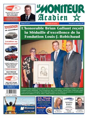 Moniteur Acadien 1er Novembre