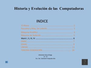 Historia De La Computadora