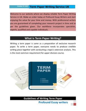 Term Writing Service Calaméo - Term Paper Writing Service Uk