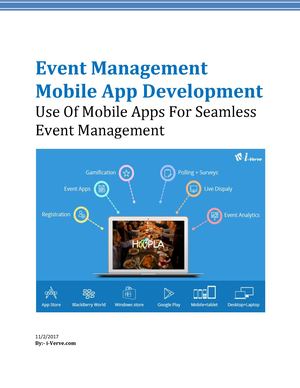 Calaméo - Event Management Mobile App Development