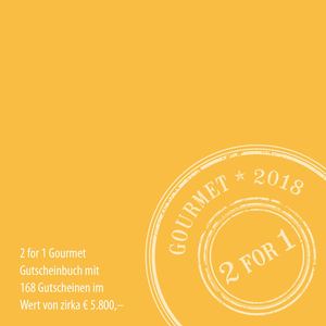 2for1 Gourmetbuch 2018