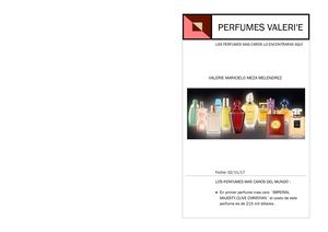 Catalogo sobre los perfumes mas caros