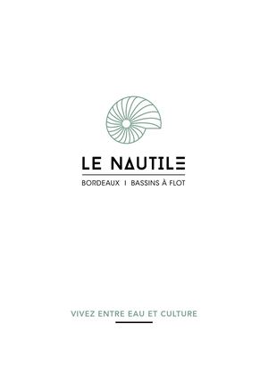 PLAQUETTE COMMERCIALE BORDEAUX - RÉSIDENCE LE NAUTILE