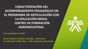 Caracterización Del Acompañamiento Pedagógico