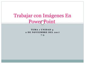Tutorial Trabajar Con Imágenes En Power Point 7 5
