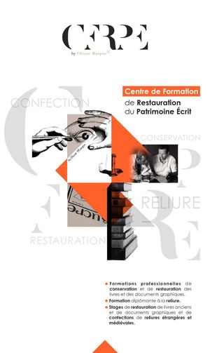 CFRPE - Centre de Formation de Restauration du Patrimoine Écrit