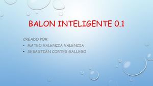 Balon Inteligente 0