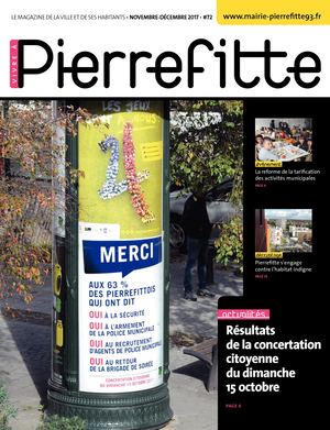 Vivre à Pierrefitte Novembre Décembre 2017