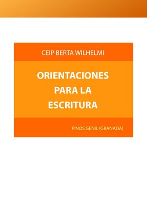 Orientaciones para la escritura