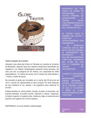 El Teatro El Globo De Londres