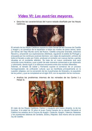 Vídeos De Historia 6, 7 Y 8 .