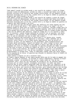 El ascensor del Diablo