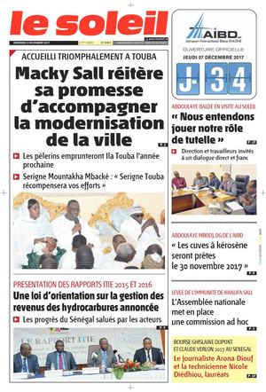EDITION DU 3 NOVEMBRE 2017